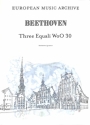 3 Equali WoO30 for 4 trombones