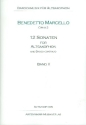 12 Sonaten op.2 Band 2 (Nr.4-6) f�r Altsaxophon und Bc Saxophonstimme