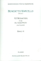 12 Sonaten op.2 Band 3 (Nr.7-9) f�r Altsaxophon und Bc Klavierpartitur
