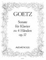 Sonate g-Moll op.17 f�r Klavier zu 4 H�nden