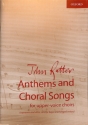 Anthems and Choral Songs for female chorus (children's chorus) and piano score