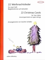 22 Weihnachtslieder f�r 2 Violoncelli Spielpartitur