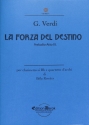 La forza el destino - Vorspiel zu Akt 3 f�r Klarinette und Streichquartett Partitur und Stimmen