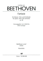 Beethoven: Fantasie f�r Klavier, Chor und Orchester Einzelstimme, Klavier