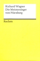 Die Meistersinger von N�rnberg  Libretto (dt)
