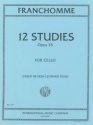 12 Studies op.35 for cello solo