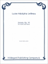 Luise Le Beau Sonata for Violin and Piano Violine und Klavier