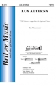 Tim Winebrenner Lux Aeterna M�nnerchor Chorpartitur