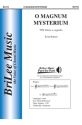 Evan Ramos O Magnum Mysterium M�nnerchor Chorpartitur