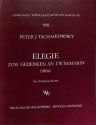 Elegie zum Gedenken an I.W. Samarin f�r Streichorchester Partitur