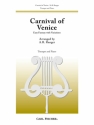 Jean-Baptiste Arban Carnival of Venice Trompete (Kornett) und Klavier Klavierauszug mit Solostimme