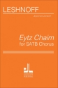 Jonathan Leshnoff Eytz Chaim Chor Chorpartitur