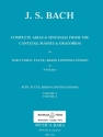 Complete Arias and Sinfonias from the Cantatas, Masses and Oratorios v for alto, flute and bc