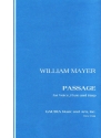 William Mayer Passage Gesang, Fl�te und Cembalo Partitur und Stimmen
