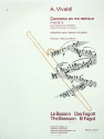 Concerto mi mineur F.VIII No.6 pour basson et orchestre basson et piano