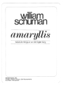 William Schuman Amaryllis Streichorchester Partitur