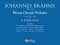 Johannes Brahms, Hans Hassler, Anonymous, Johann Cruger Eleven Chora Orgel und Gesang Solostimme