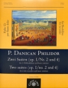 2 Suiten aus op.1, Nr.2 und 4 f�r 2 Altblockfl�ten und Bc Partitur und Stimmen (Bc ausgesetzt)