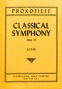 Classical Symphony op.25 for orchestra study score