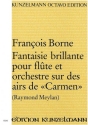 Fantaisie brillante sur des airs de Carmen f�r Fl�te und Orchester Partitur