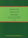 Don Carlos f�r 4 Fagotte und Kontrafagott Partitur und Stimmen