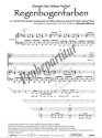 Regenbogenfarben f�r gem Chor und Klavier Klavierpartitur