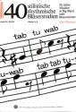 40 stilistische rhythmische Bl�serstudien f�r Big-Band oder Blasorchester f�r Instrumente in B (Trompete, Klarinette, Tenorsax)