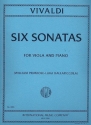 6 Sonatas for viola and piano