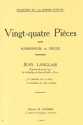 24 pi�ces vol.1 (nos.1-12) pour harmonium (orgue)