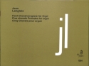 F�nf Choralvorspiele f�r Orgel