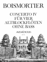 Concerto Nr.4 f�r 4 Altblockfl�ten ohne Bass