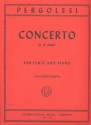 Concerto G major for flute and piano