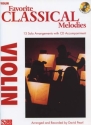 Favorite Classical Melodies - Violin Violin Buch + CD