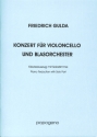 Konzert f�r Violoncello und Blasorchester f�r Violoncello und Klavier