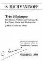 Trio elegiaque g-Moll f�r Klaviertrio