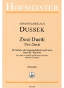 2 Duette f�r Einfach- oder Doppelpedalharfe (auch 2 KLaviere) Partitur und Harfenstimme