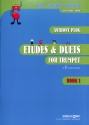 Etudes and duets vol.1 for trumpet or other instruments in treble clef  (level 1-2)