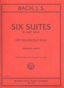 6 Suites BWV1007-1012 for violoncello solo (with facsimile)