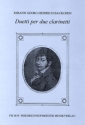 3 Duette f�r 2 Klarinetten Spielpartitur