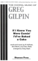 If I Knew You Were Comin' I'd've Baked a Cake SSA Chorpartitur