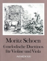 6 melodische Duettinos op.37 f�r Violine und Viola