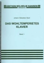 Bach, Das Wohltemp Klavier 1 Klavier Buch