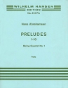 String Quartet No.1 'Preludes 1-10' for string quartet set of parts