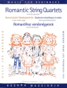 Romantische Quartettmusik f�r Anf�nger f�r Streichquartett Partitur und Stimmen