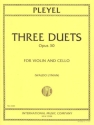3 Duets op.30 for violin and cello