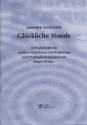 GLUECKLICHE STUNDE 18 PSALMLIEDER FUER MITTLERE SINGSTIMME UND BE- GLEITUNG