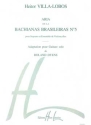 Aria de la Bachianas brasileiras no.5 pour guitare solo