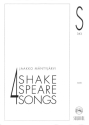 4 Shakespeare Songs for mixed chorus a cappella score (en/fin)