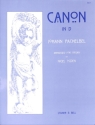 Canon in D major for organ