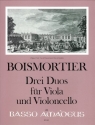 3 Duos f�r Viola und Violoncello Stimmen